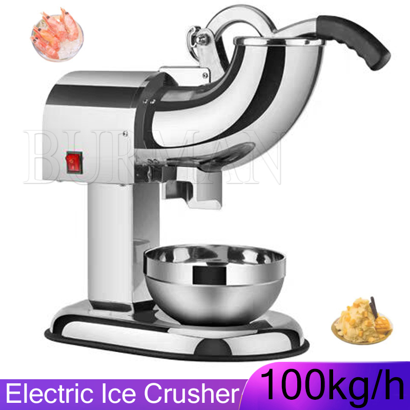 Commercial Ice Maker 100Kg - Elektryczna krajalnica do lodu 110V 220V,