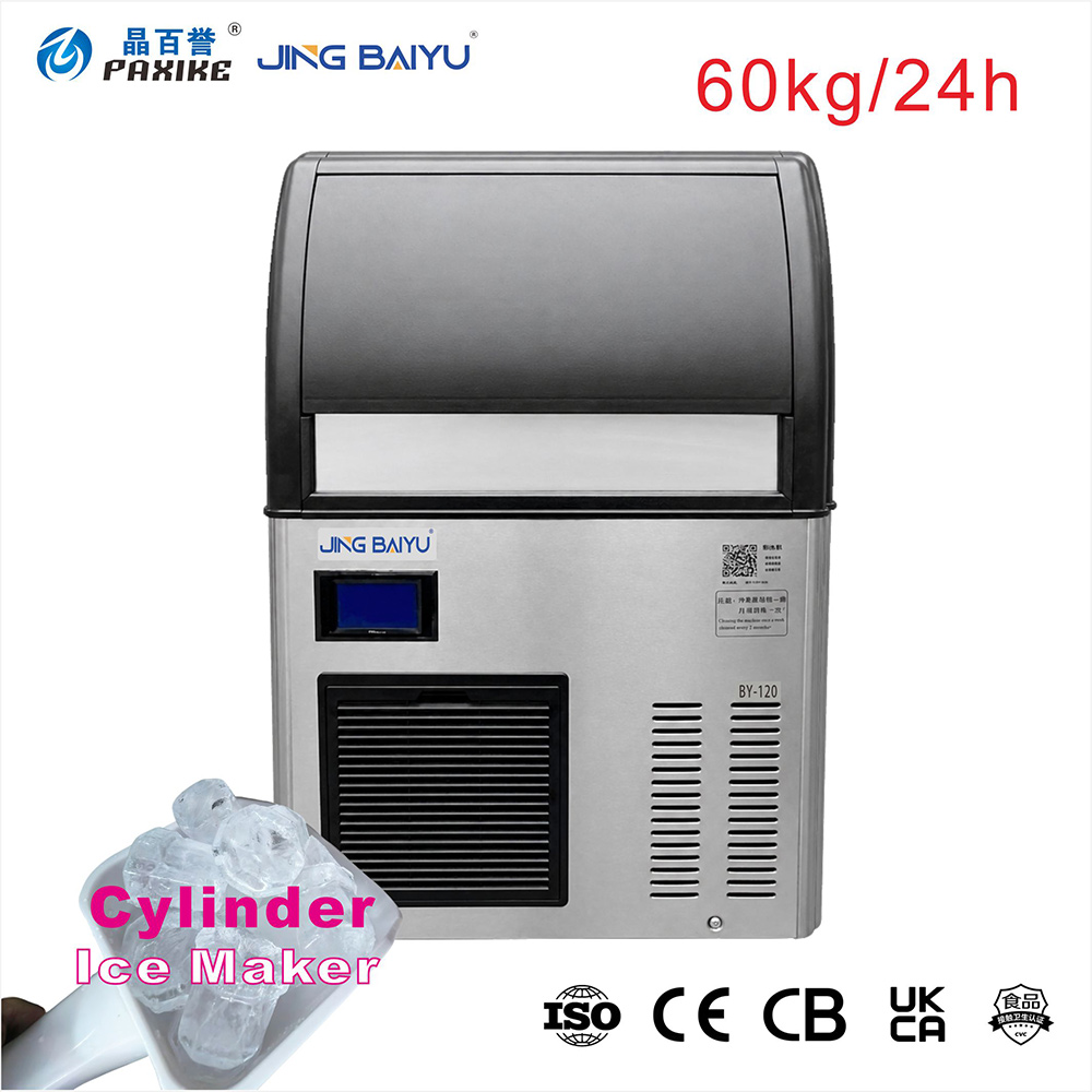 Commercial Ice Maker Air Cooled - Cylindryczna maszyna do produkcji lodu, wydajność