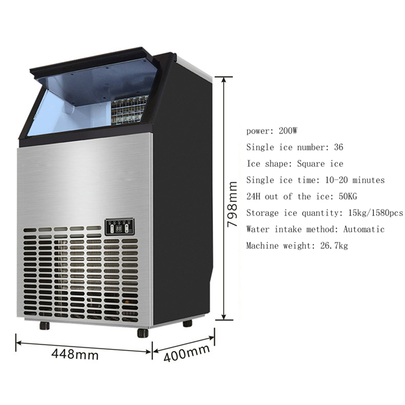 Profesjonalna maszyna do produ – Commercial Ice Maker Air Cooled recenzja i cena