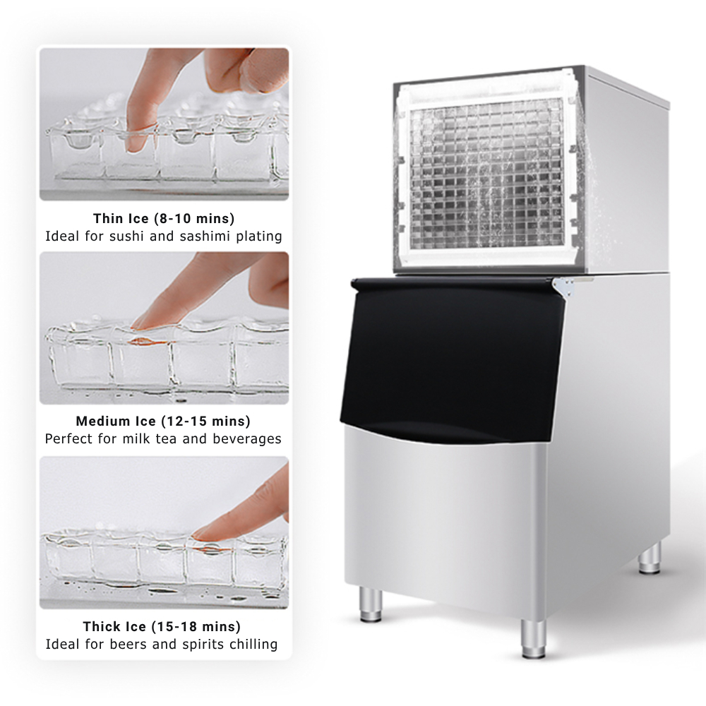Profesjonalna maszyna do lodu  – Commercial Ice Maker 200Kg Cube recenzja i cena