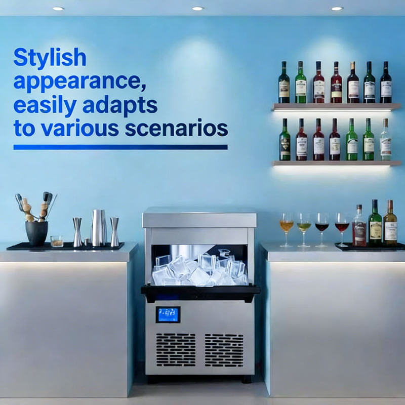 Profesjonalna maszyna do lodu  – Commercial Ice Maker 100Kg recenzja i cena