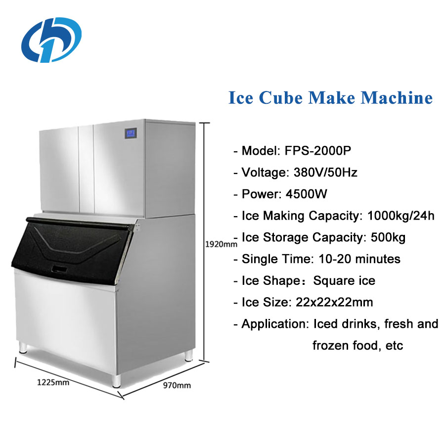 Maszyna do lodu w kostkach 1 t – Block Ice Machine 1 Ton recenzja i cena
