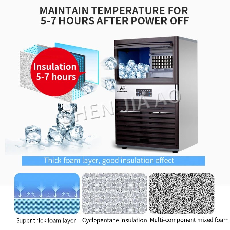 Automatyczna kostkarka do lodu – Commercial Ice Maker 100Kg recenzja i cena