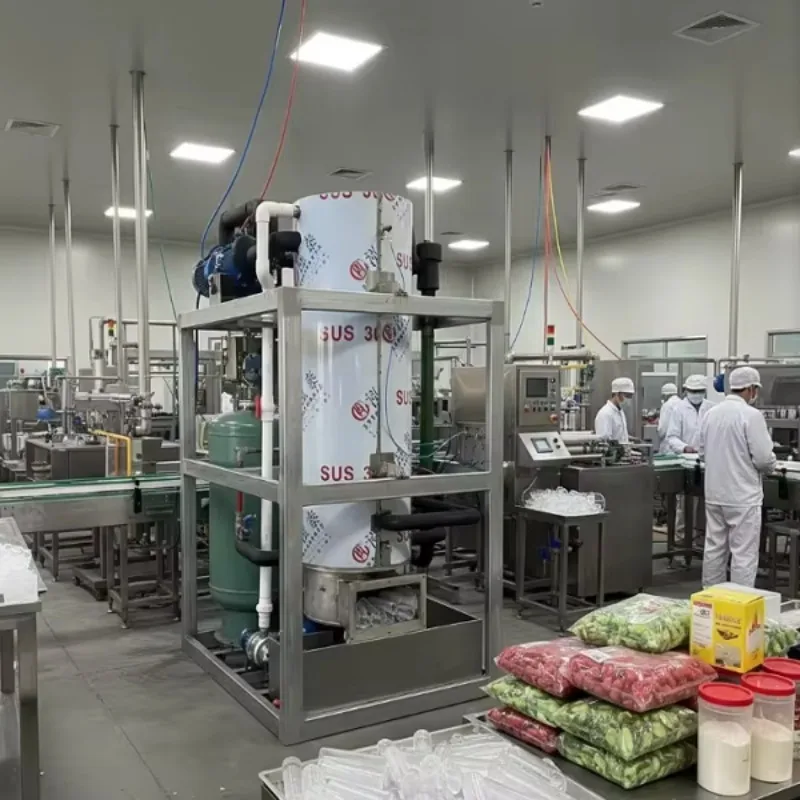 Maszyna do produkcji lodu w fo – Ice Tube Machine 500Kg recenzja i cena