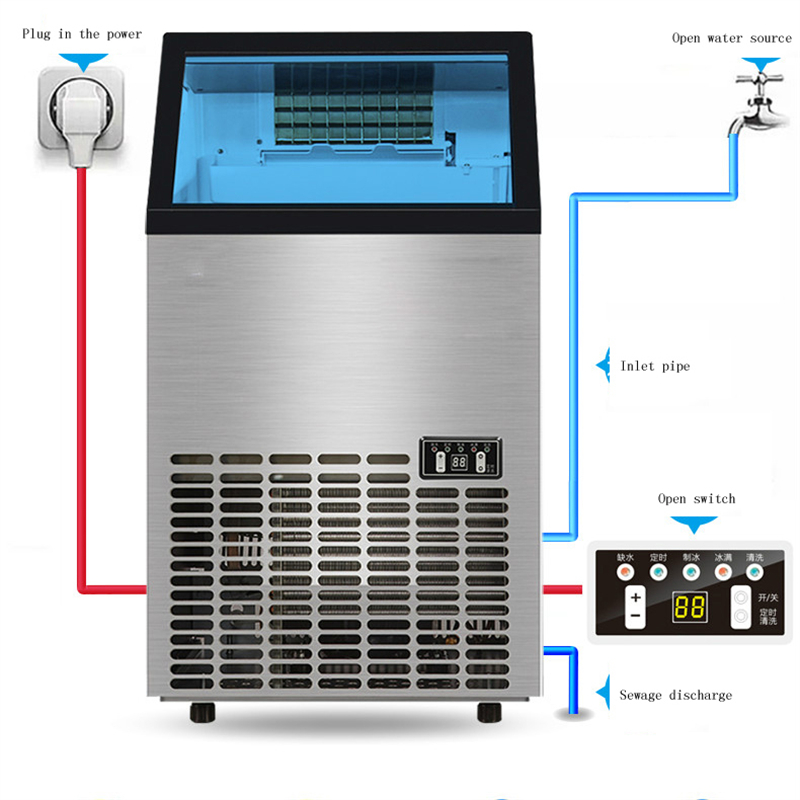 Komercyjna mała maszyna do pro – Ice Maker Machine 25Kg recenzja i cena