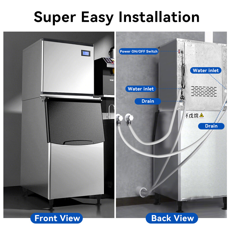 Automatyczna maszyna do produk – Commercial Ice Maker 200Kg Cube recenzja i cena