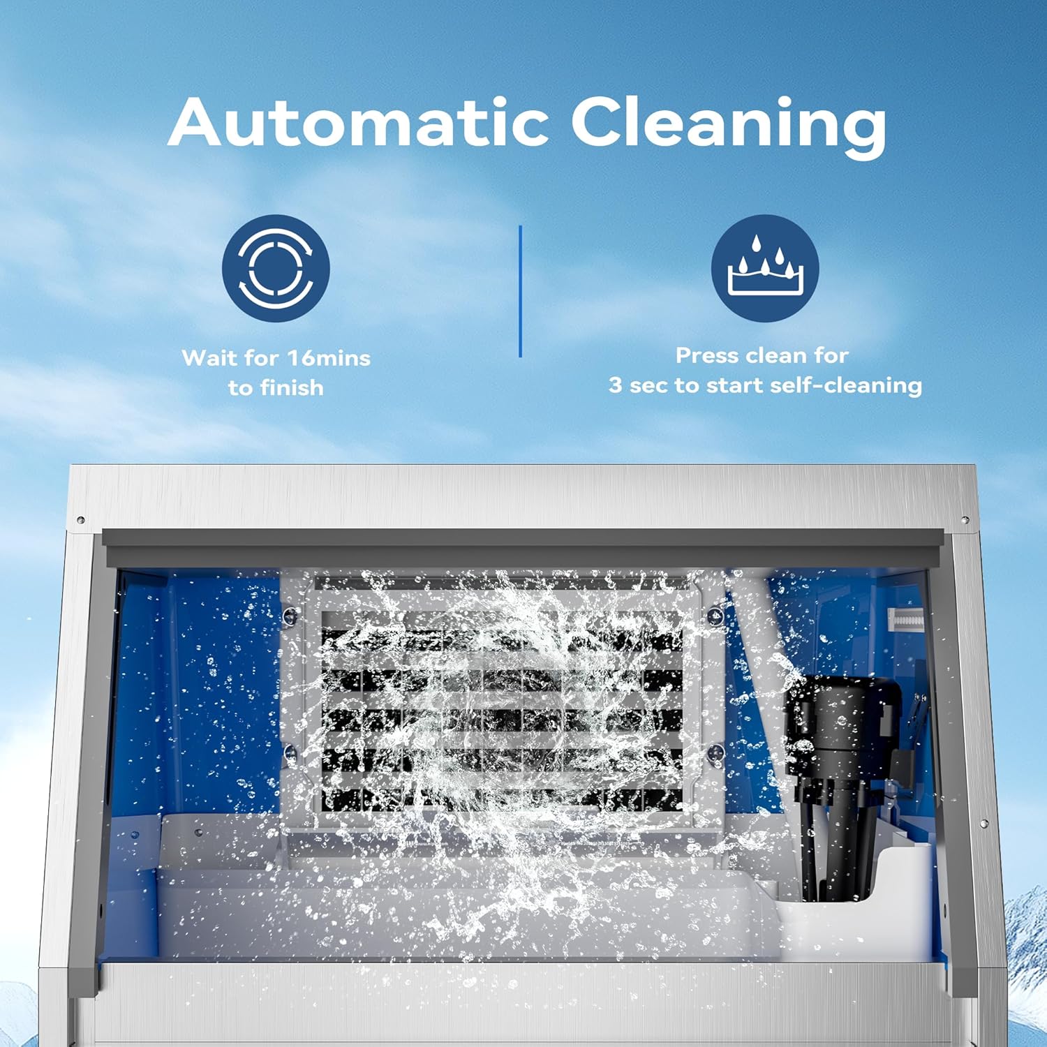 Profesjonalna kostkarka do lod – Commercial Ice Maker Air Cooled recenzja i cena