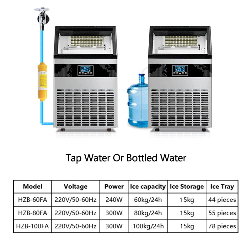 Maszyna do lodu 100kg Automaty – Commercial Ice Maker 100Kg recenzja i cena