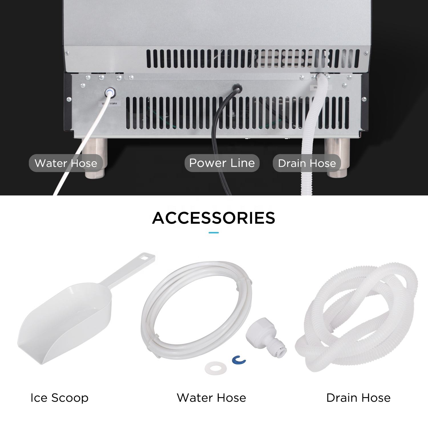 Maszyna do lodu 100kg Automaty – Commercial Ice Maker 100Kg recenzja i cena